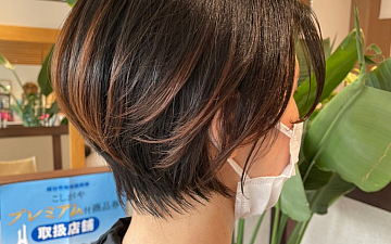 襟足スッキリショートスタイル