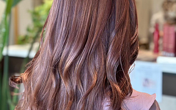 ピンクベージュ イルミナカラー¥8000~