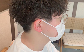 メンズパーマ!!