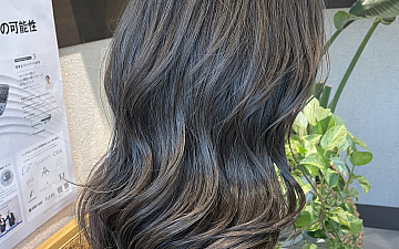 白髪ぼかしハイライト