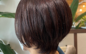 越谷美容室 ボブから前下がりショートボブに♪