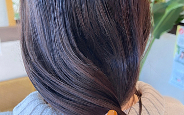 春色☆ブラウンパープル 東越谷美容室