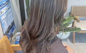 可愛い立体感!シルバーハイライトカラー!