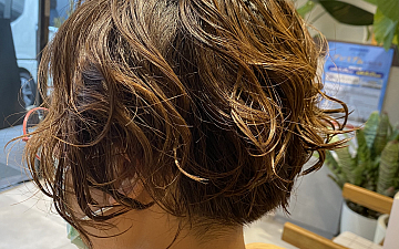 越谷美容室 短いから可愛いパーマスタイル!