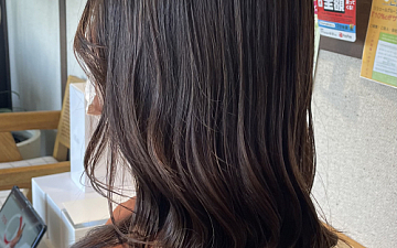 越谷美容室☆自然ブラウンカラー
