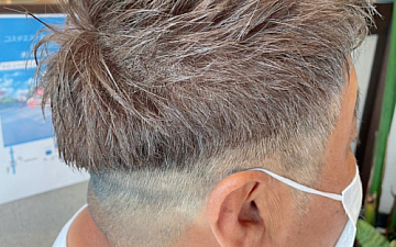 オシャレに白髪ぼかし