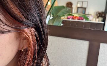 チラ見えイヤリングカラー!¥15125