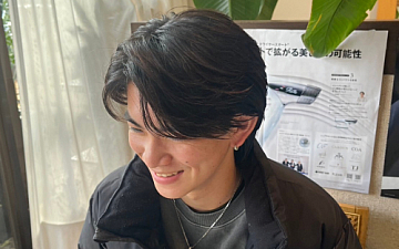 メンズセンターパート¥3690〜